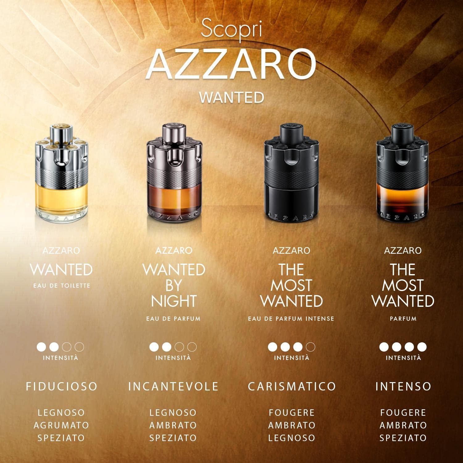 Wanted by Night Eau De Parfum - Mens Cologne - Woody, Oriental & Spicy Fragrance