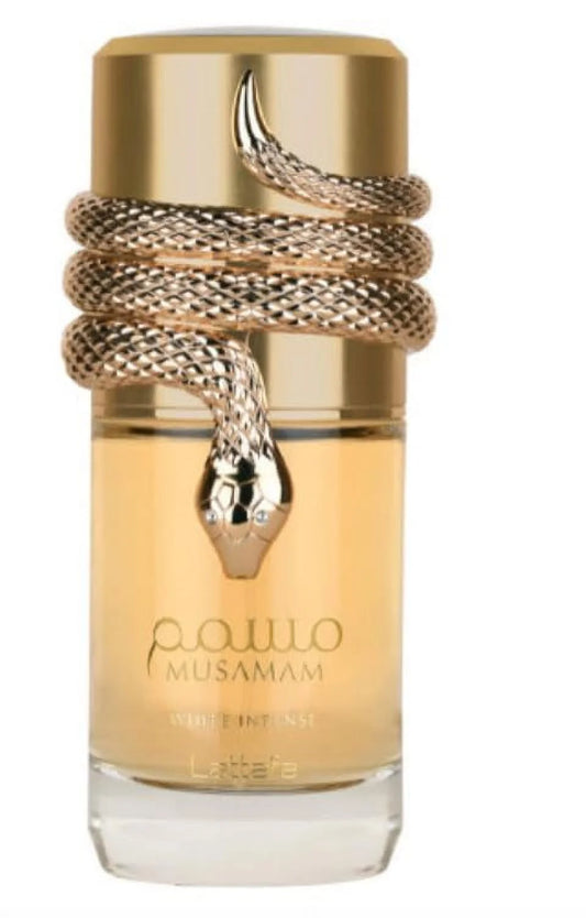 Lattafa Musamam White Intense Eau De Parfum Spray for Unisex, 3.4 Ounce